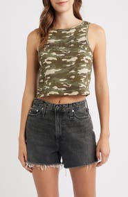 Von Dutch Camo Ribbed Tank