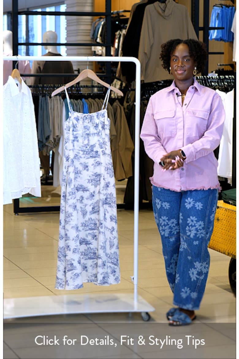 Jessie Fit & Flare Milkmaid Sundress (Nordstrom Exclusive) video
