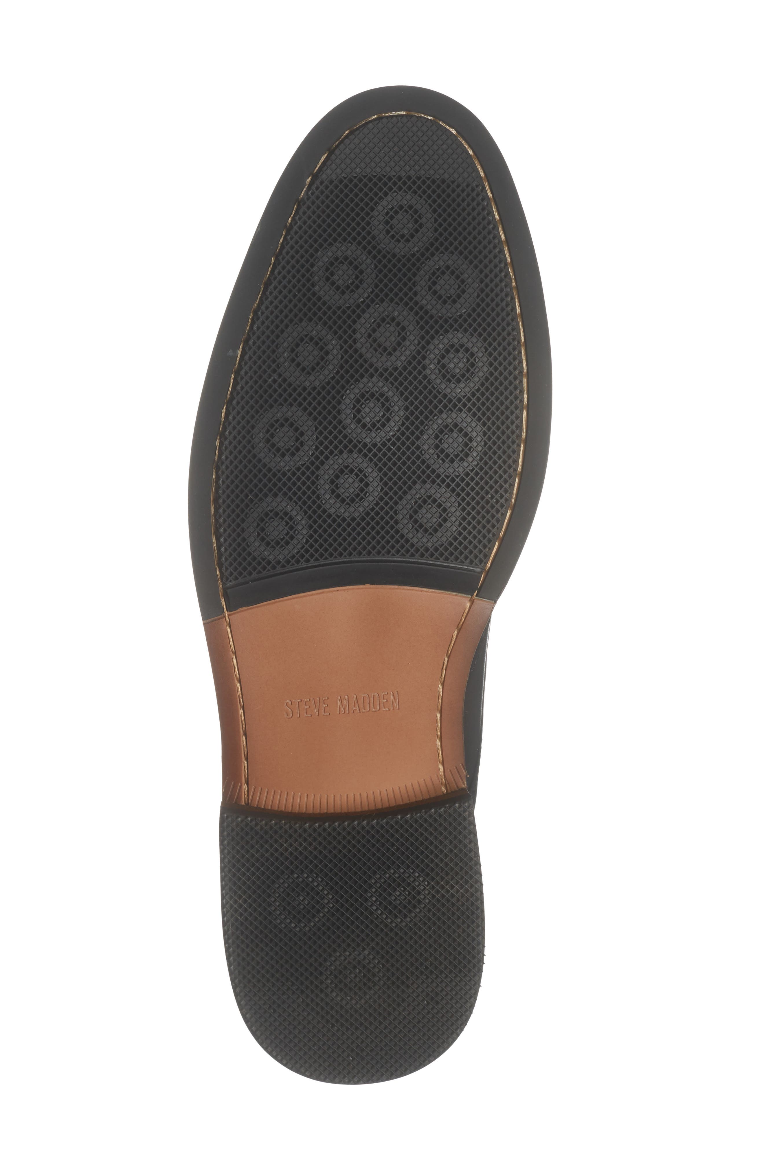 Steve Madden Eferm Wingtip Derby, Alternate, color, Black Leather