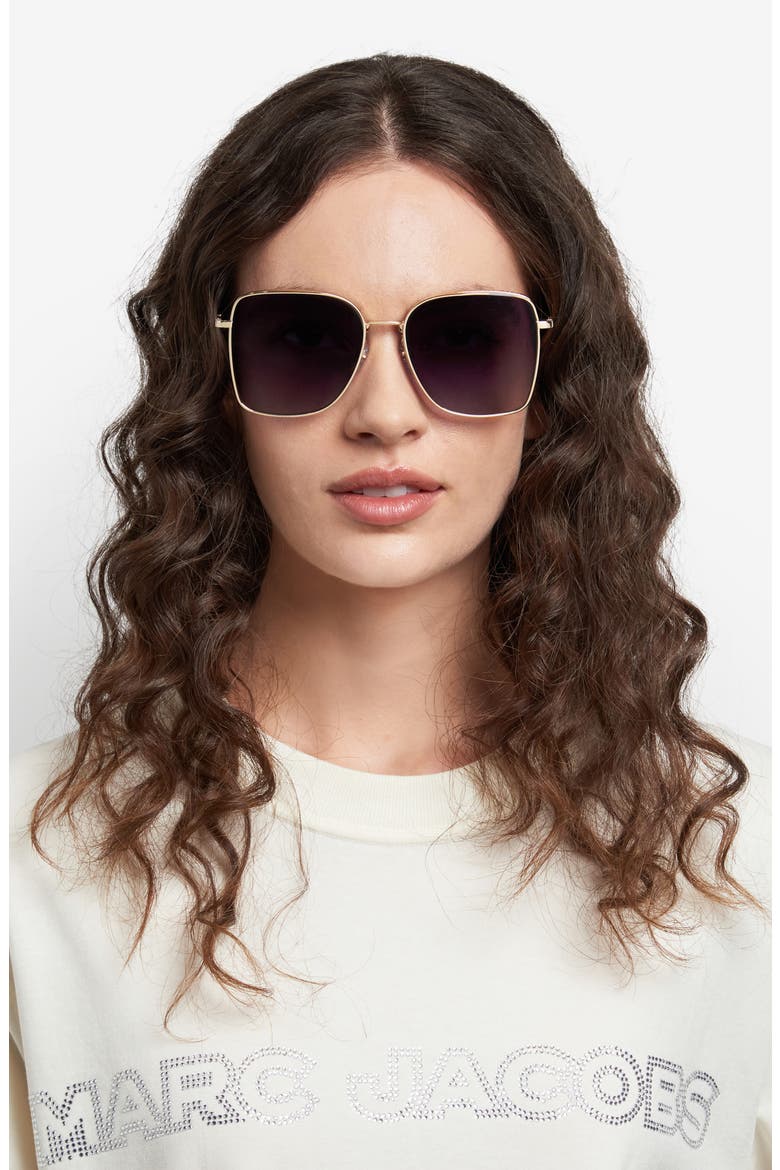 58mm Square Sunglasses, Alternate, color, 0RHL-9O