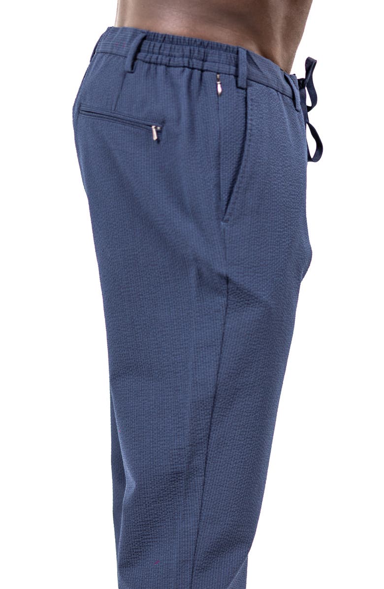 Maceoo Marthyr Tapered Leg Drawstring Pants, Alternate, color, Blue