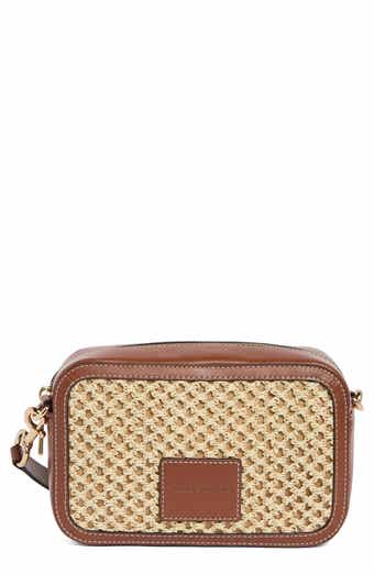 Marc Jacobs Straw Camera Crossbody Bag