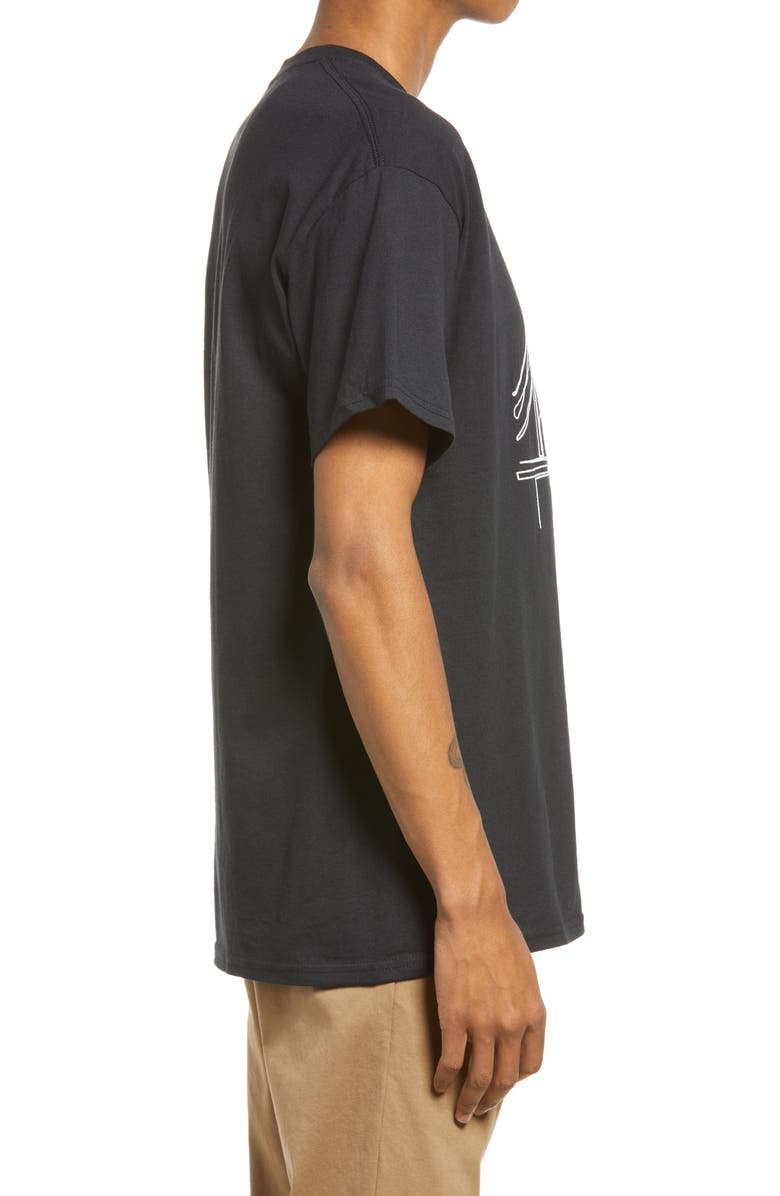 Topman Men's Bridge Sketch Graphic Tee, Alternate, color, 