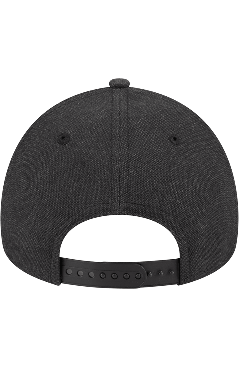 New Era Men's New Era Charcoal Chicago White Sox Logo Essentials 9FORTY A-Frame Adjustable Hat, Alternate, color, Charcoal