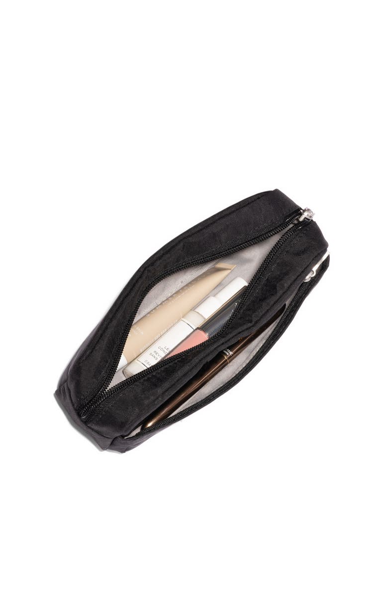 BAGGALLINI Long Pocket Cosmetic Bag, Alternate, color, Black Cheetah Emboss