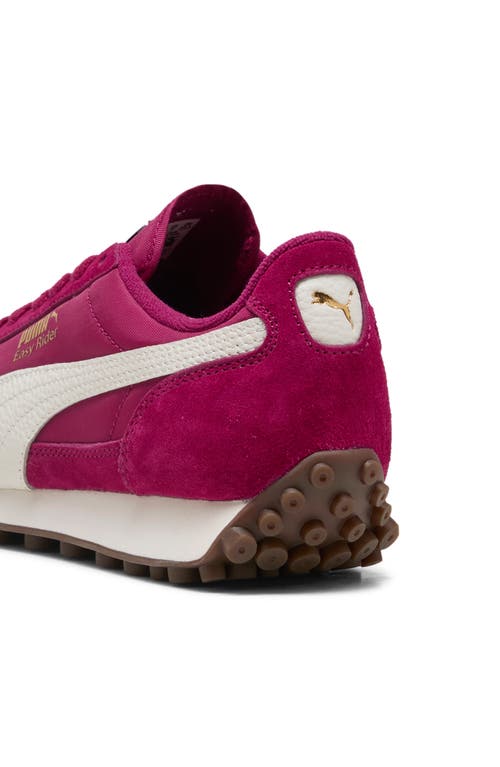 Puma Easy Rider Vintage Sneaker In Burgundy