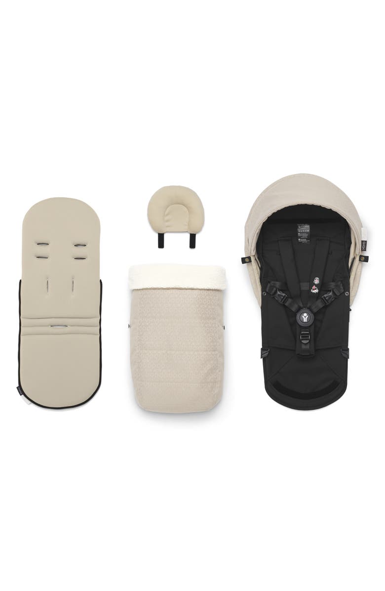 Stokke x Bonpoint 0+ YOYO² Stroller Seat Cushion & Extended Canopy, Alternate, color, Bonpoint Beige