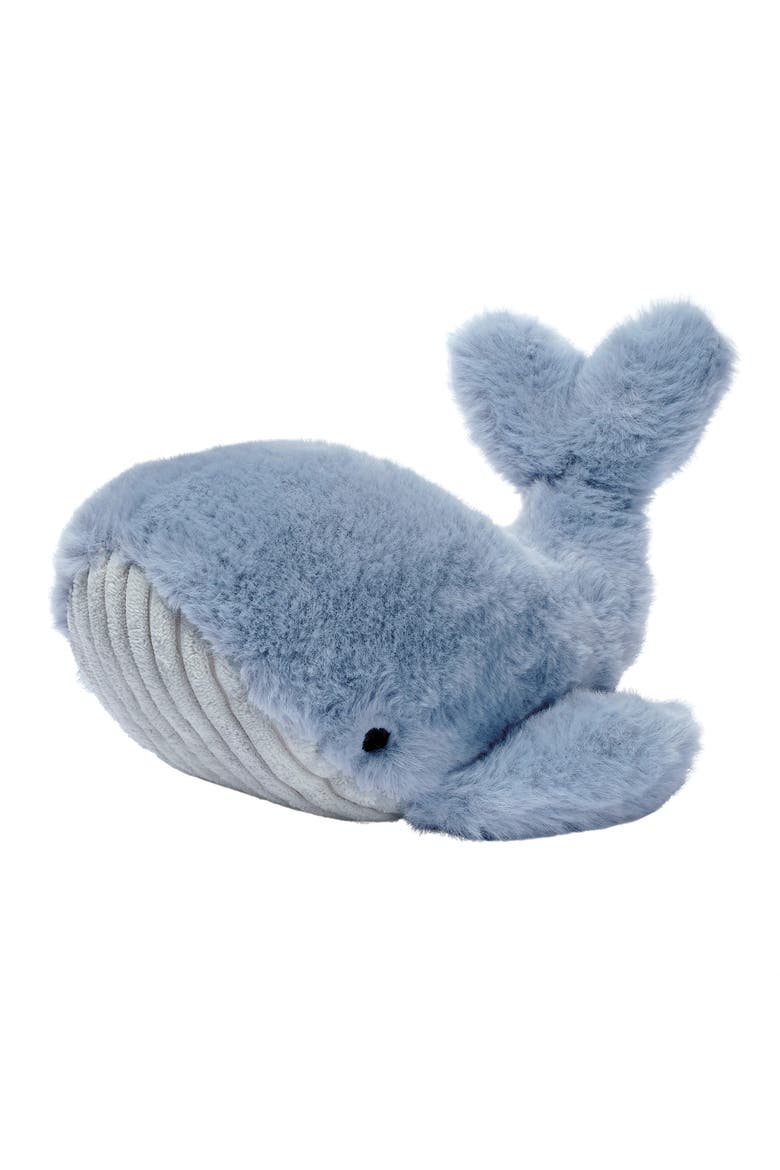Bubbles & Squirt Soft Plush Whale Stuffed Animal Toy, Main, color, Blue