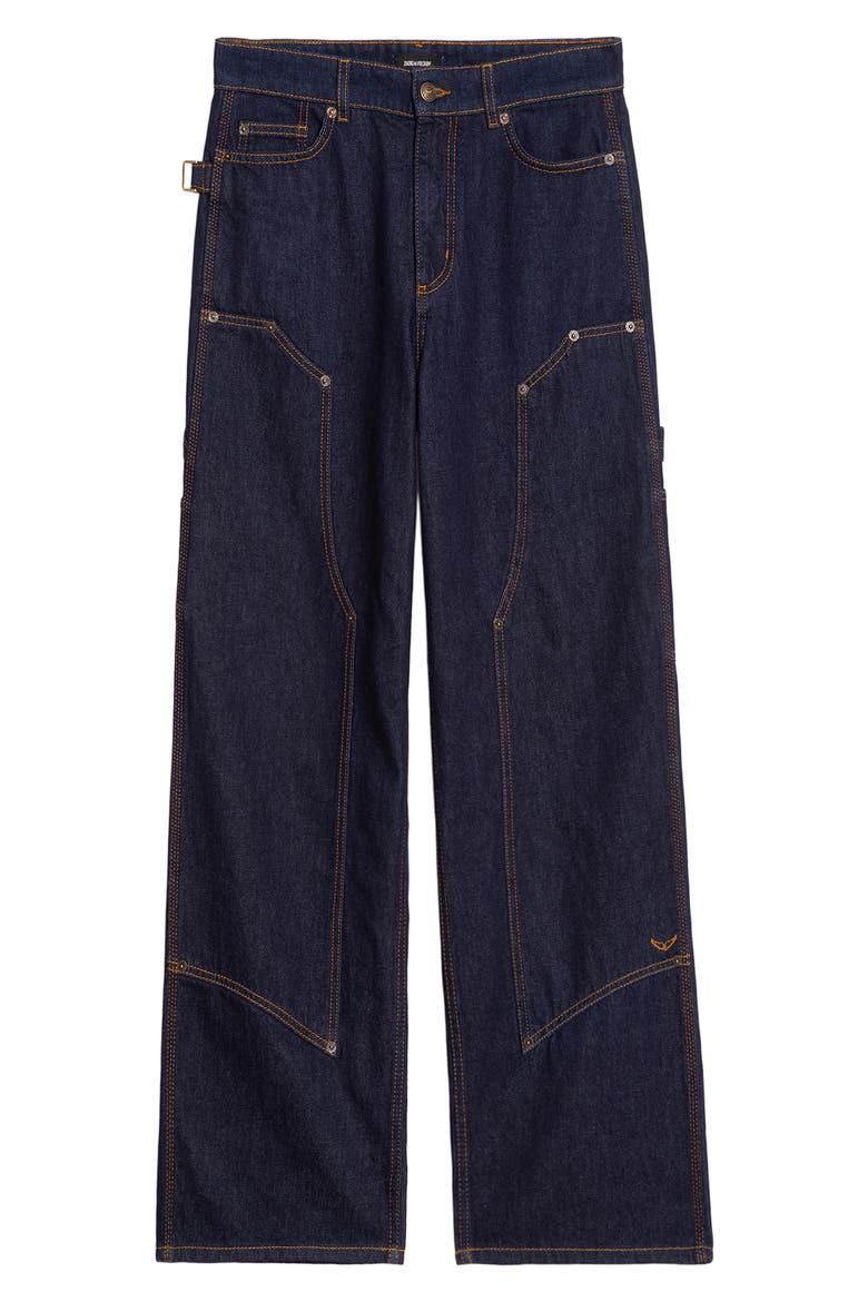 Perya Straight Leg Cargo Jeans, Alternate, color, BRUT