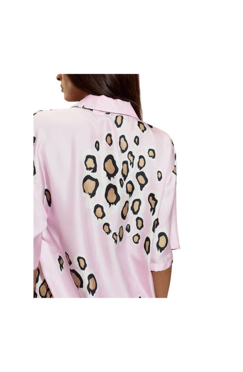 Cynthia Rowley Amalfi Camp Shirt In Pink