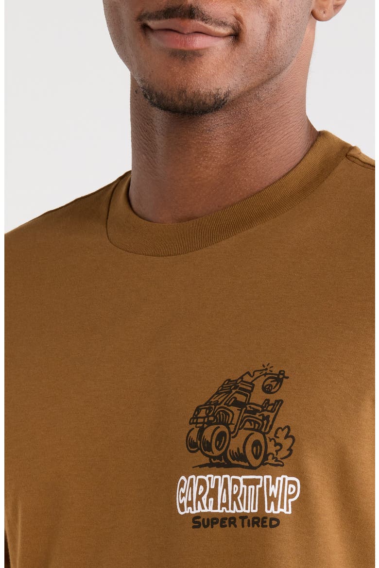 Hot Rat Organic Cotton Graphic T-Shirt, Alternate, color, WIP H BROWN