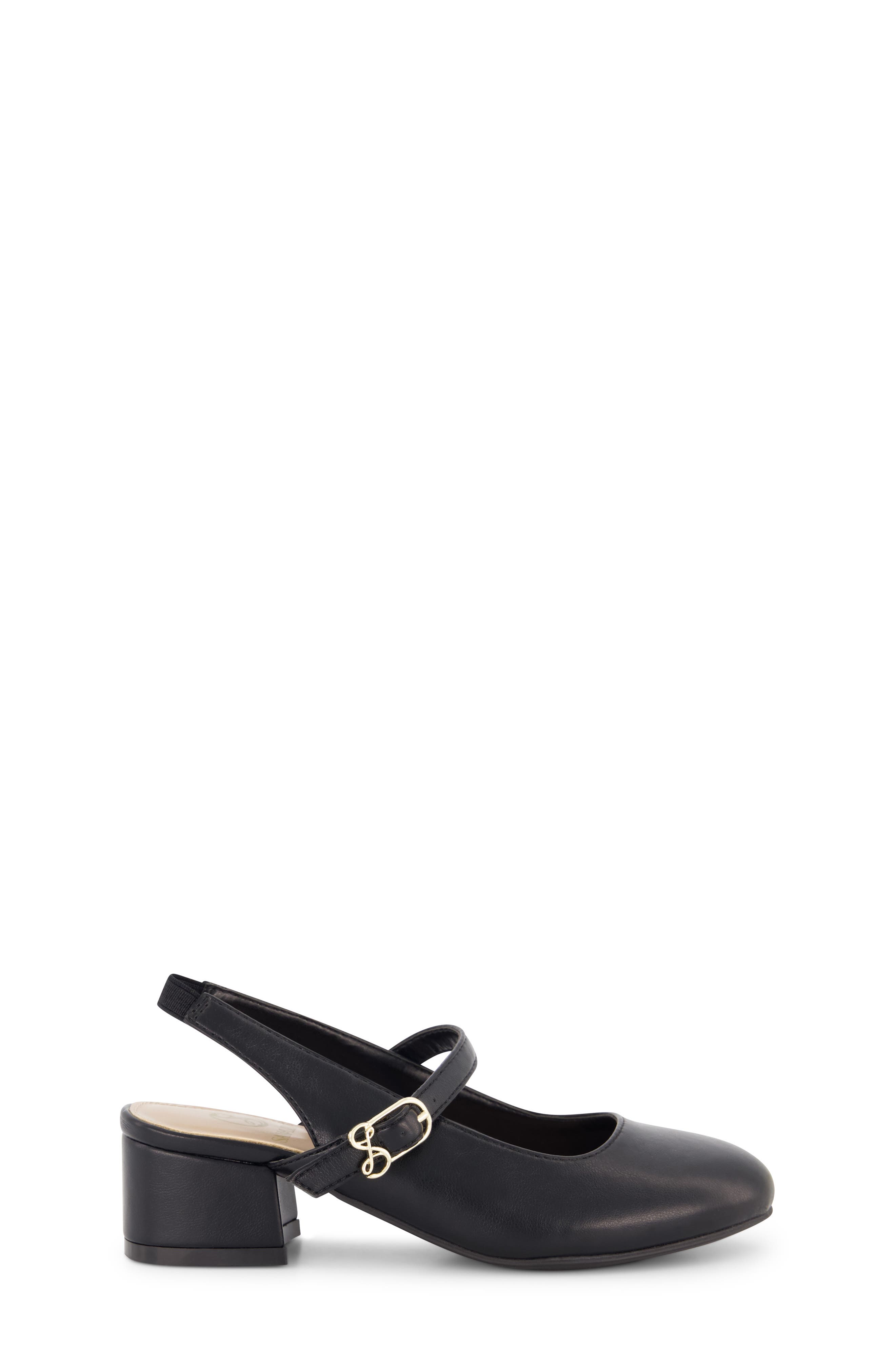 SAM & LIBBY Kids' Bianca Grace Slingback Pump, Alternate, color, Black