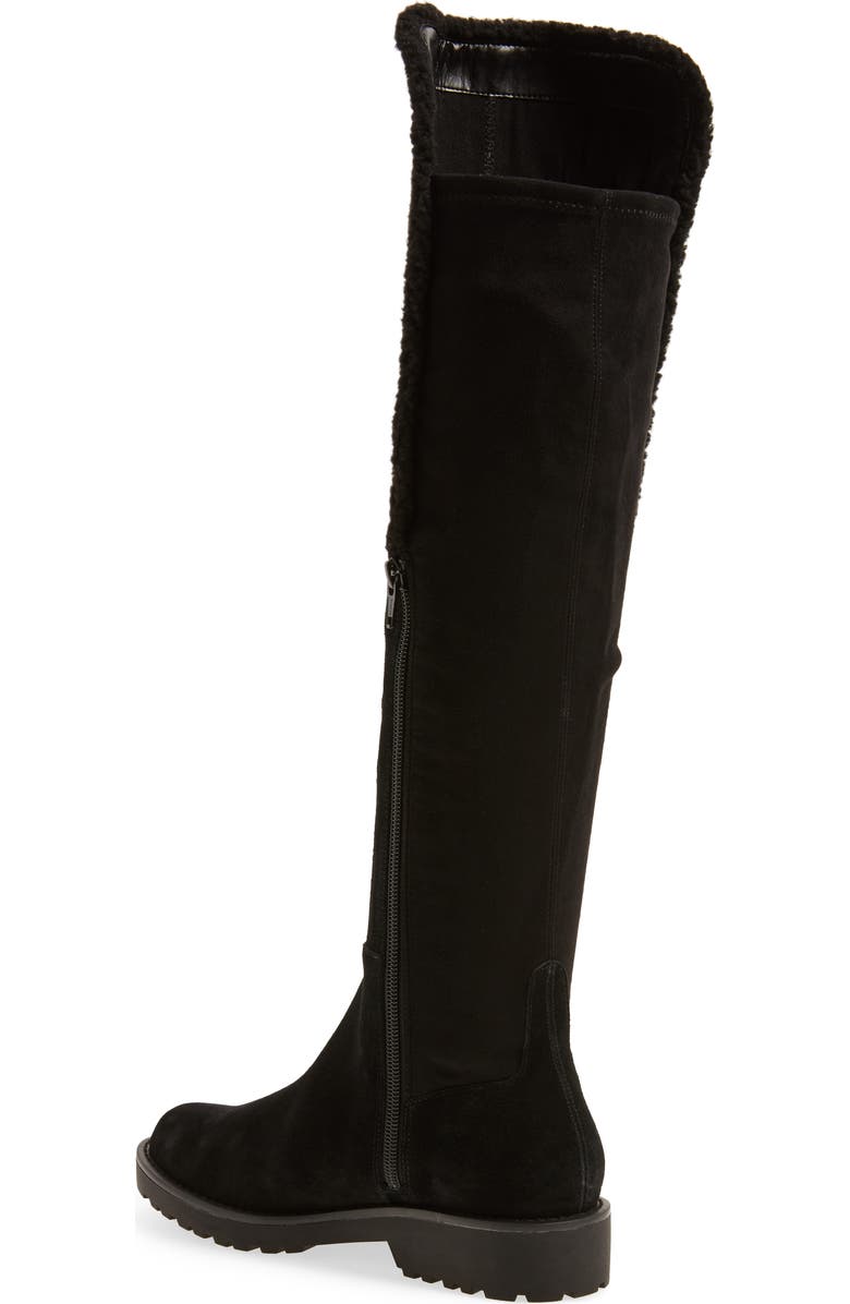 Sole Society Juno Faux Shearling Trim Boot, Alternate, color,