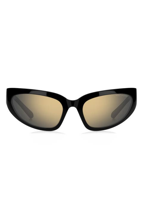 61mm Gradient Cat Eye Sunglasses
