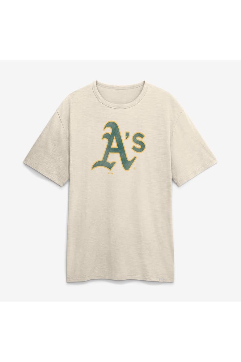 Men's Fanatics Cream Athletics Stadium Slub T-Shirt, Main, color, Cream