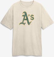 FANATICS Men's Fanatics Cream Athletics Stadium Slub T-Shirt