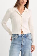 Good American The Ladder Rib Cardigan