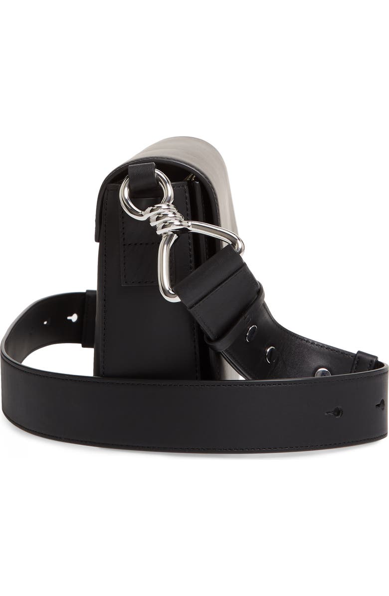 AllSaints Captain Leather Crossbody Bag, Alternate, color,