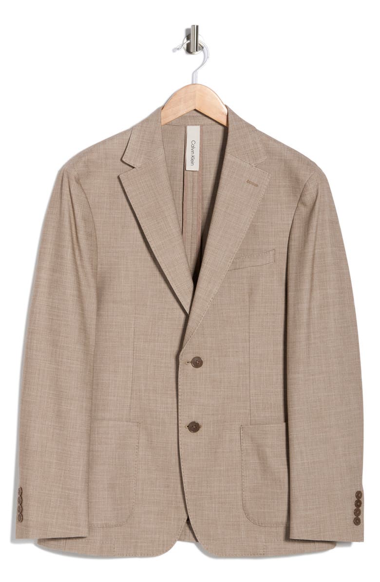Calvin Klein Two-Button Sport Coat, Main, color, Tan