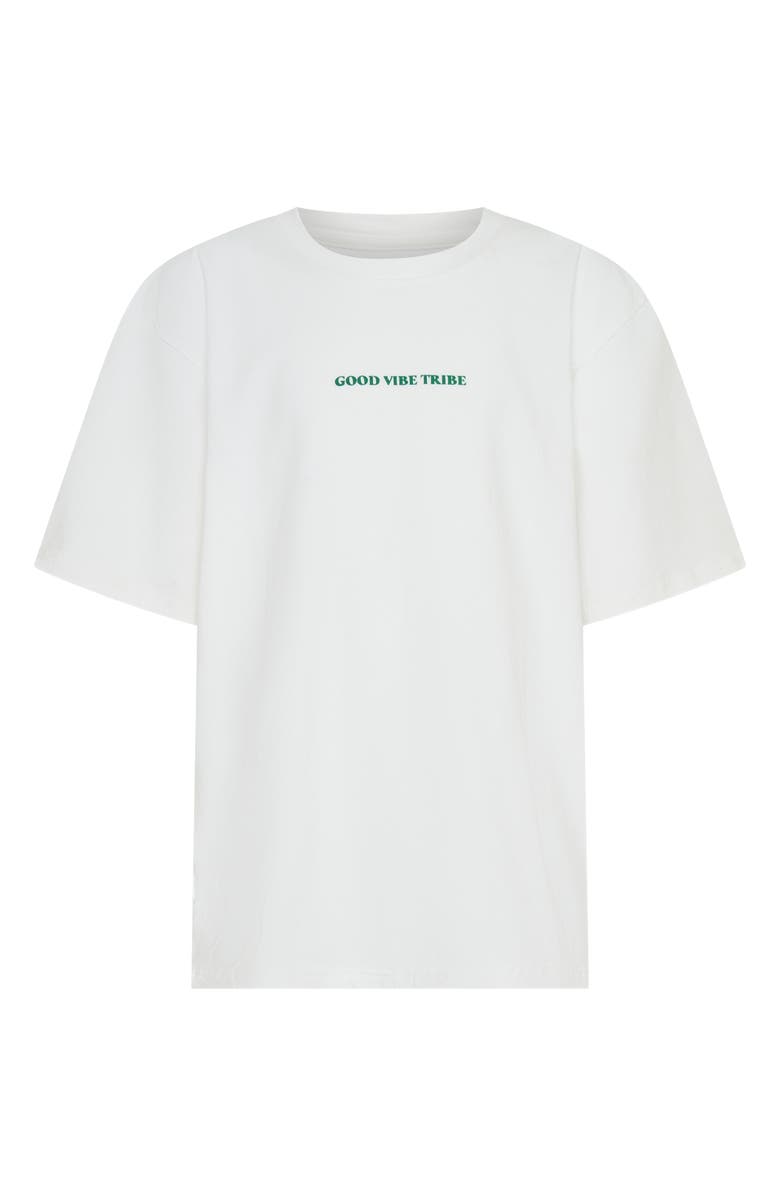 TINY TRIBE Kids' Take a Deep Bread Stretch Cotton Graphic T-Shirt, Main, color, White