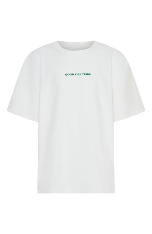 Tiny Tribe Kids' Take A Deep Bread Stretch Cotton Graphic T-shirt In Multi
