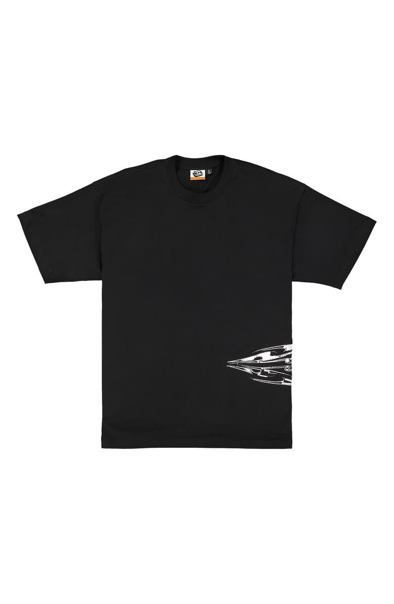 Billabong Chrome Diamond Logo Cotton Graphic T-Shirt, Alternate, color, Black