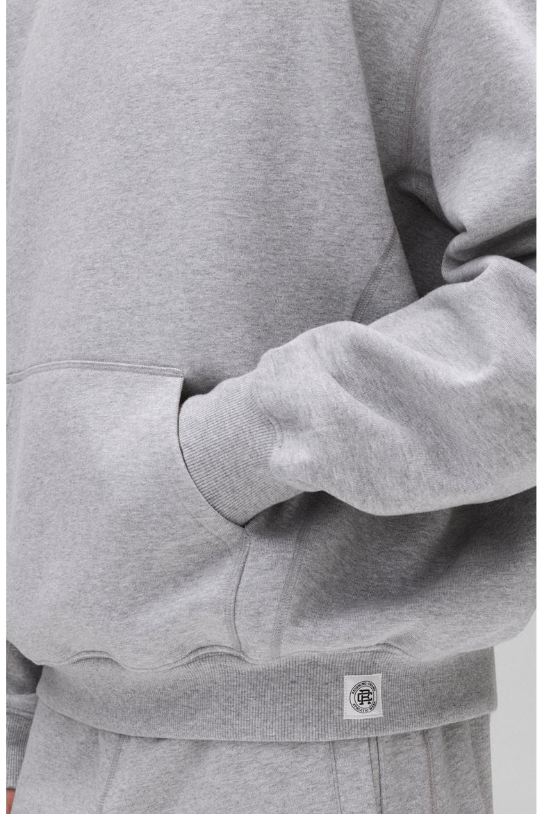 97 Midweight Cotton Blend Fleece Hoodie, Alternate, color, HEATHER GREY