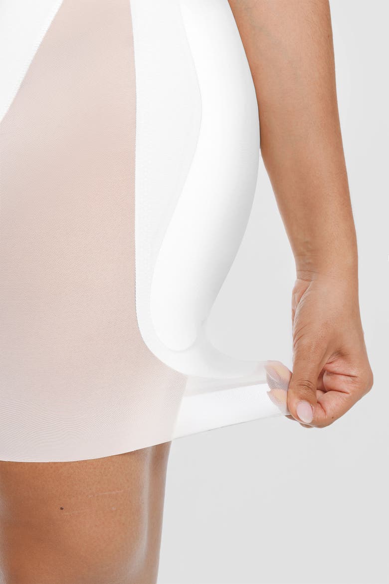 Hip Enhancer Padded High Waist Body Shaper Shorts, Alternate, color, White