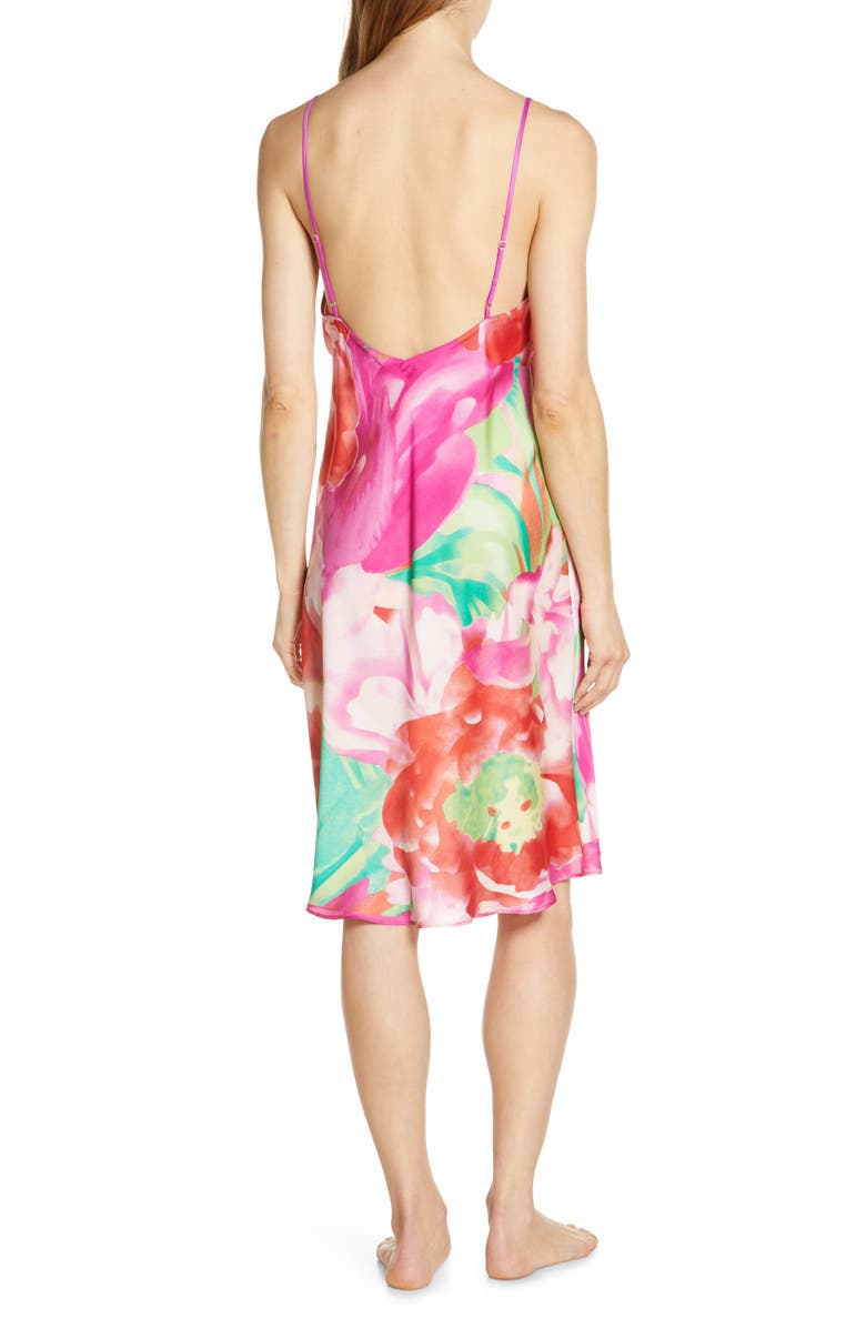 Natori Botan Print Chemise, Alternate, color, 