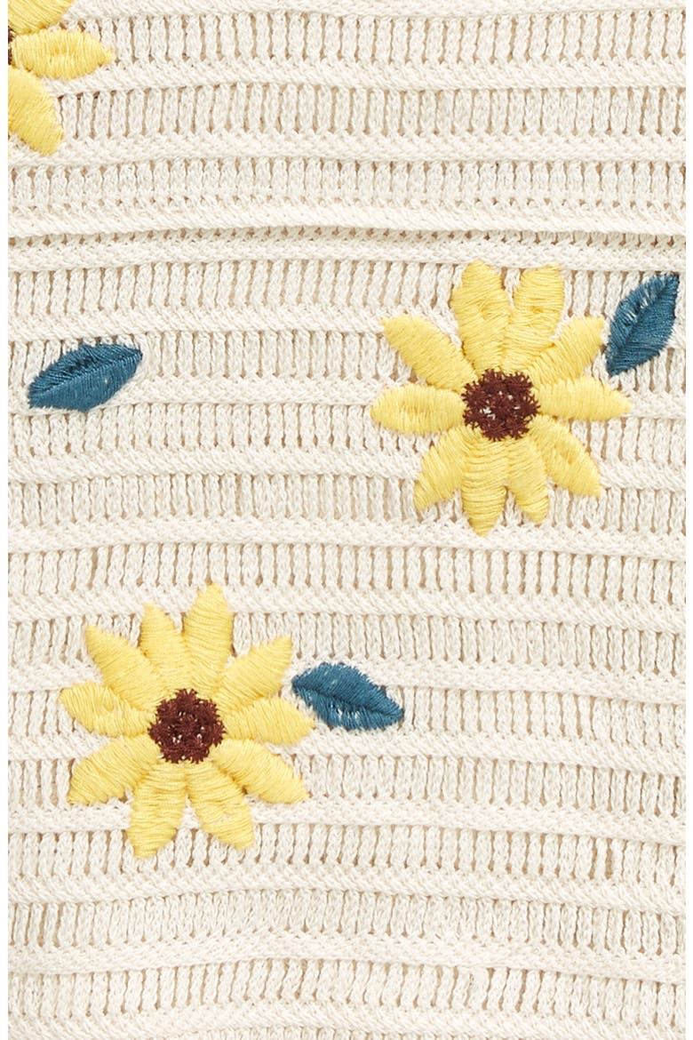 Kids' Daisy Cotton Crochet Top, Alternate, color, CROCHET DAISIES