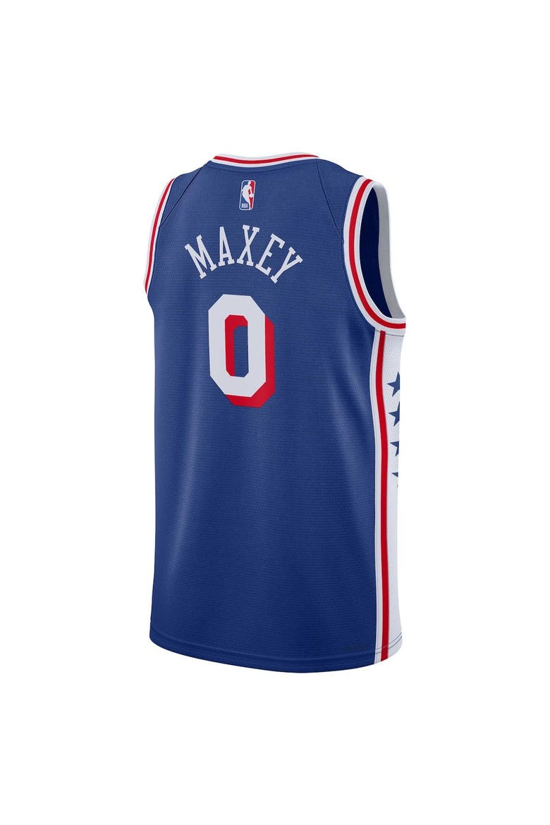 Unisex Nike Tyrese Maxey Royal Philadelphia 76ers Swingman Jersey - Icon Edition, Alternate, color, Royal