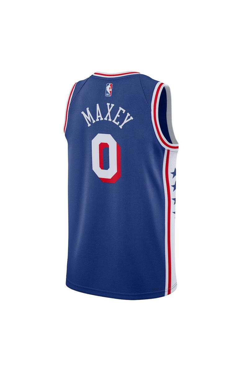 Nike Unisex Nike Tyrese Maxey Royal Philadelphia 76ers Swingman Jersey - Icon Edition, Alternate, color, Royal