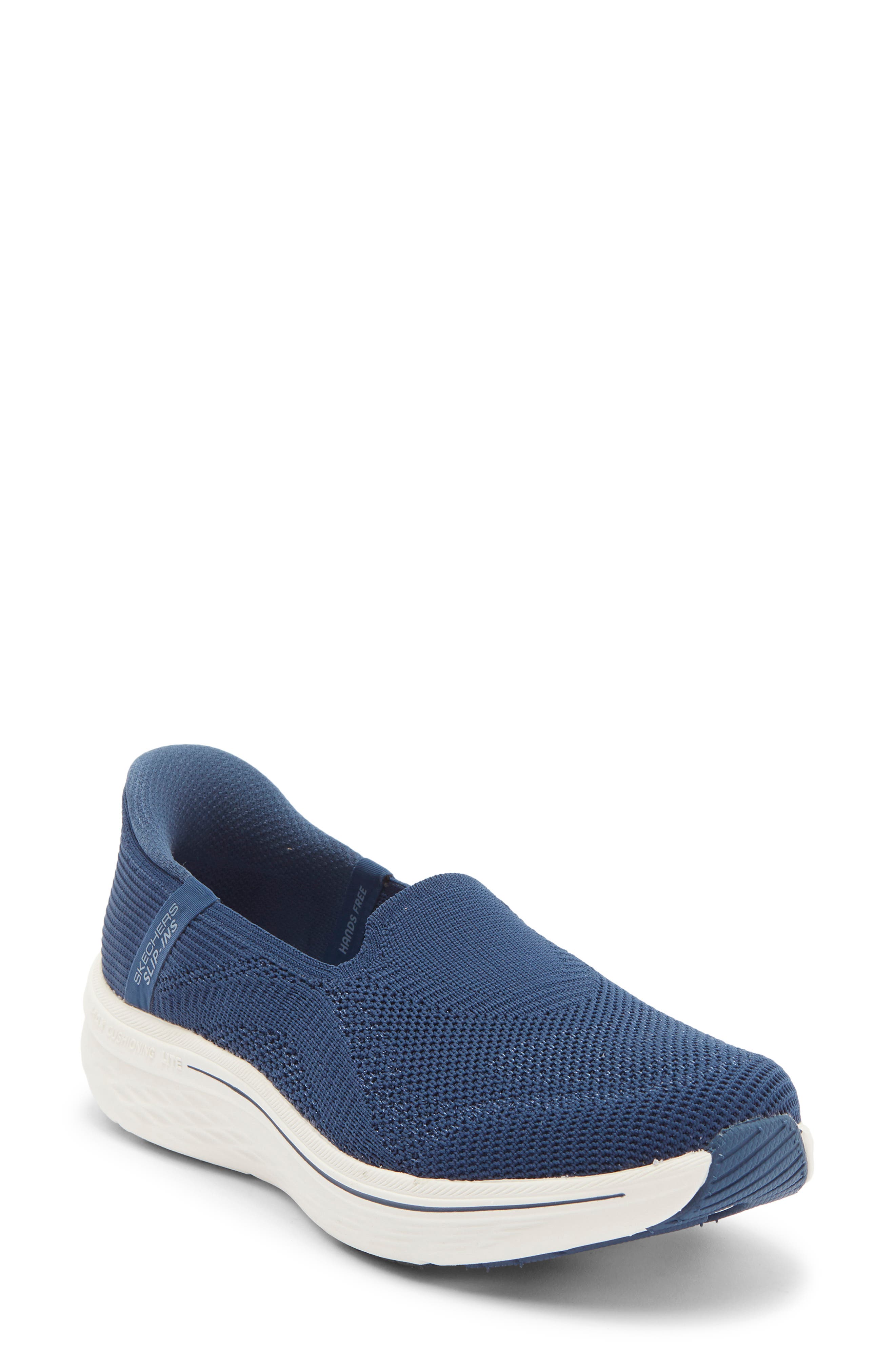SKECHERS Go Walk Waterproof Slip-On Sneaker, Main, color, Navy