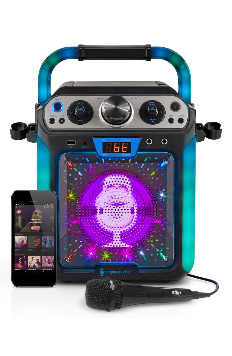 Singing Machine Karaoke Groove Hype Machine, Alternate, color, 