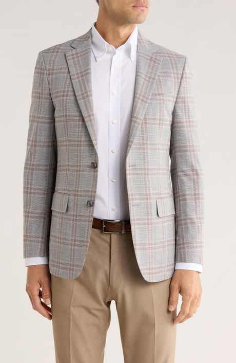 Original Penguin Plaid Notch Lapel Blazer