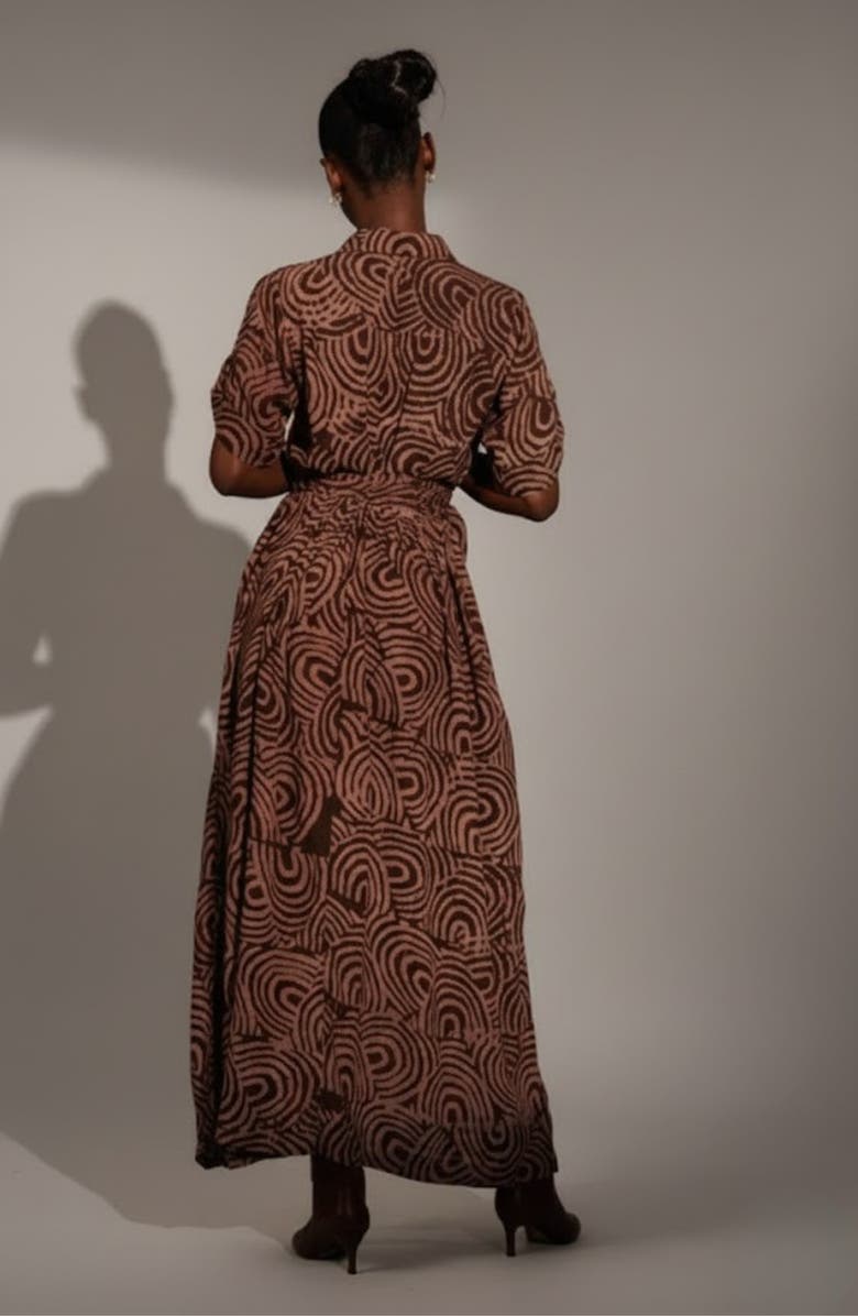 Elisamama Asake Dress, Alternate, color, Brown