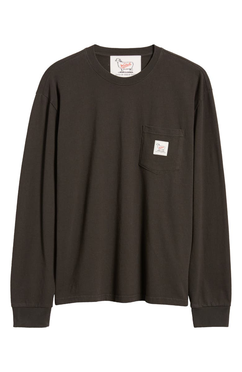 ONE OF THESE DAYS x Woolrich Pocket Long Sleeve T-Shirt, Alternate, color, 