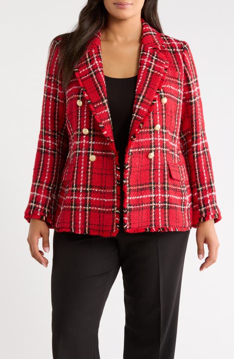 Plaid Blazer