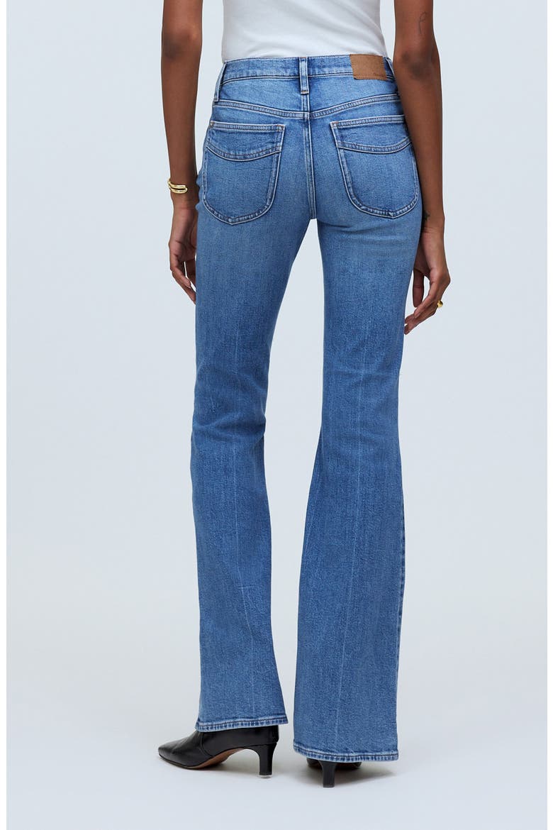 Flea Market High Waist Flare Jeans, Alternate, color, AMARETTO WASH