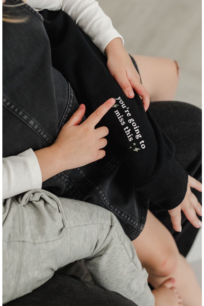 Everyday Mom Crewneck, Alternate, color, Black