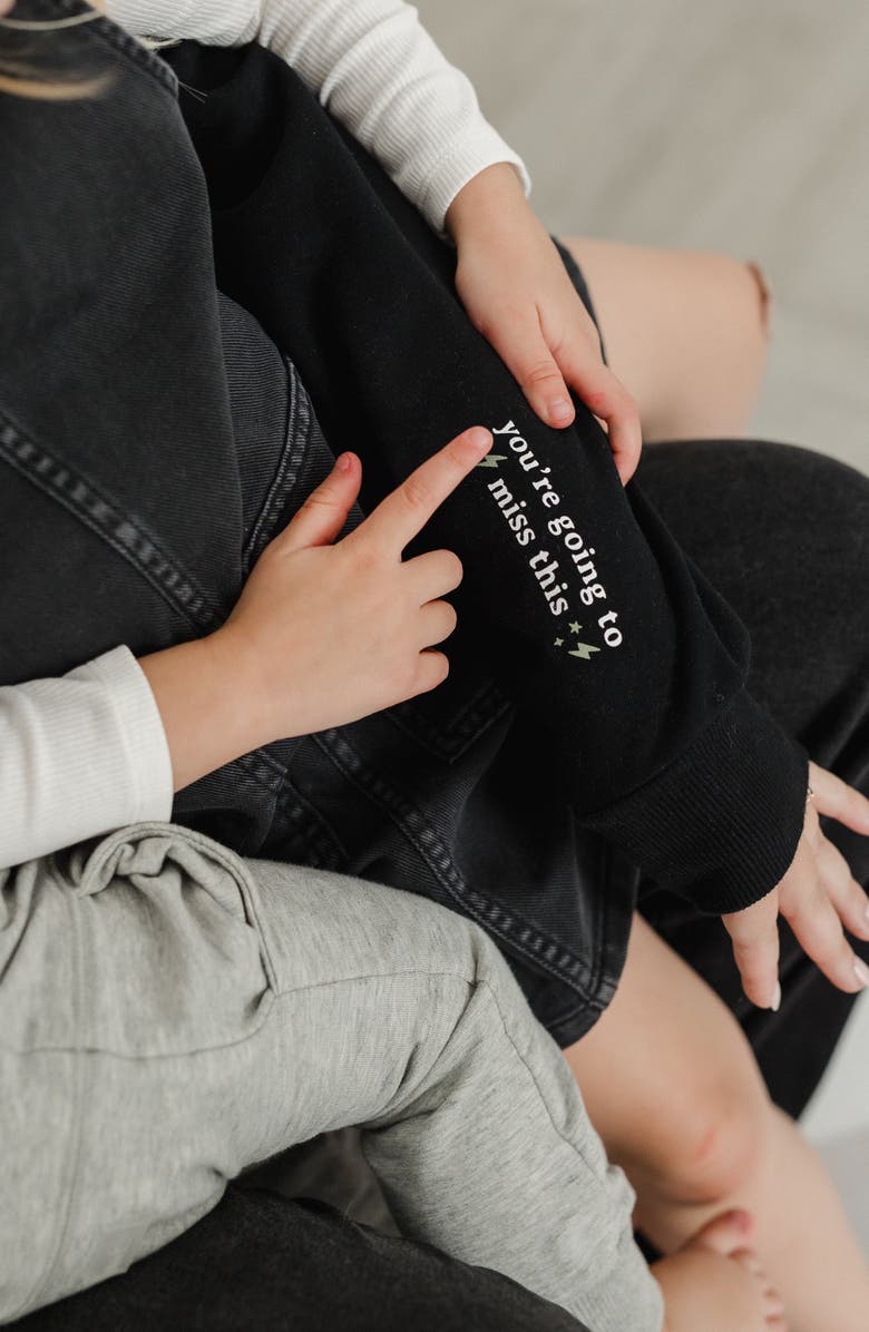 Cherrypick Everyday Mom Crewneck, Alternate, color, Black