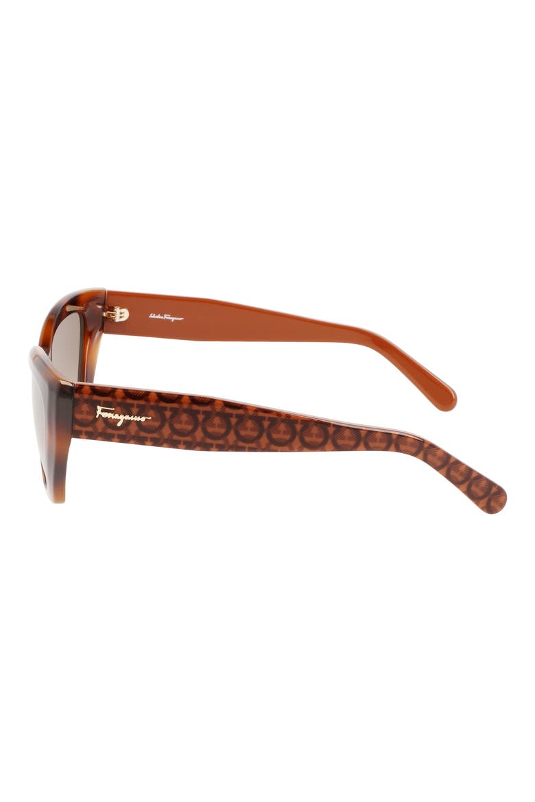 Gancini 54mm Rectangular Sunglasses, Alternate, color, CLASSIC TORTOISE