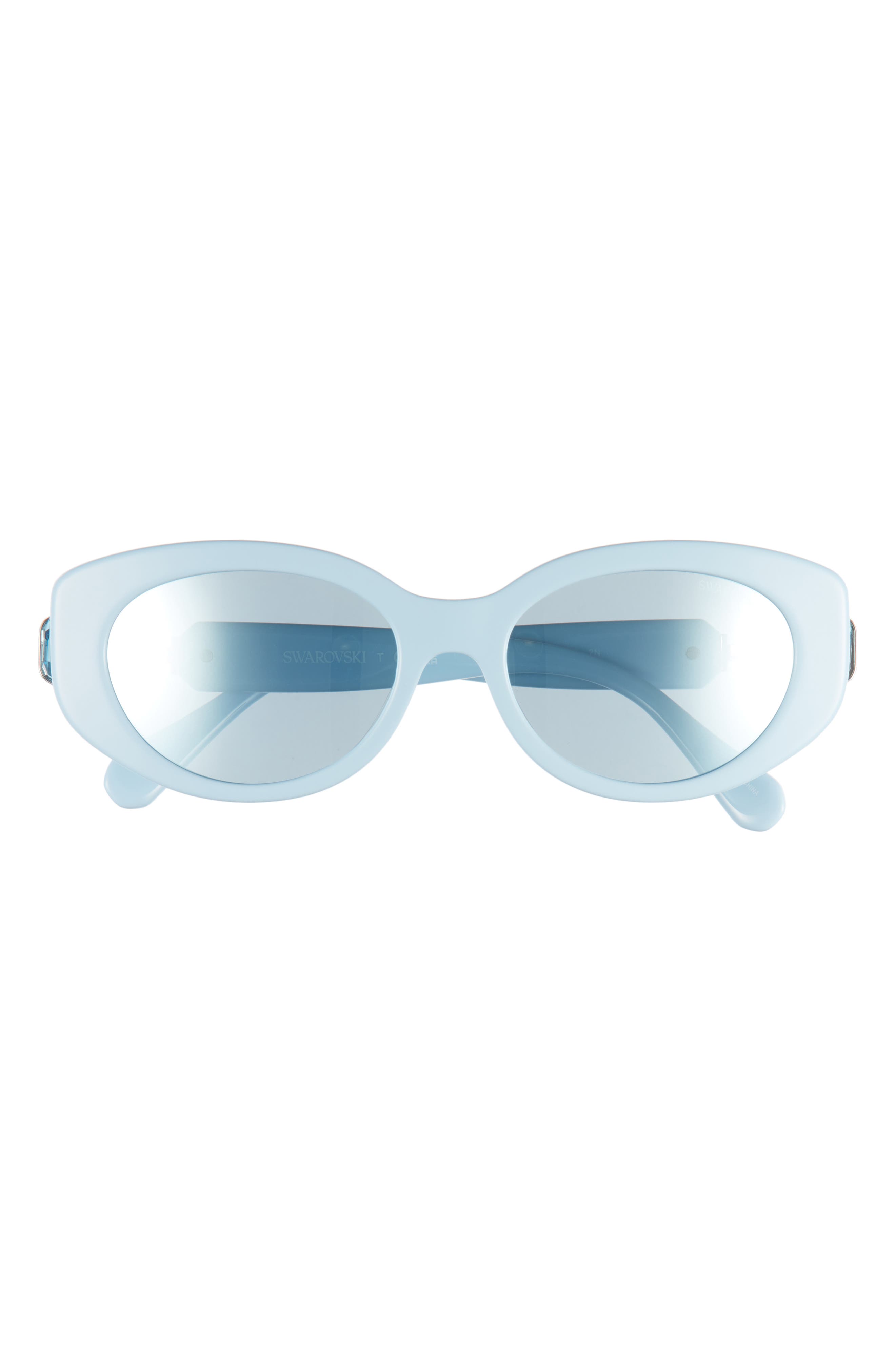 Swarovski 53mm Oval Sunglasses
