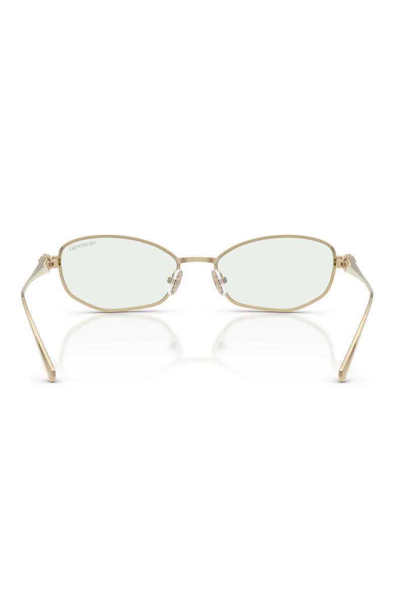 55mm Pillow Sunglasses, Alternate, color, GOLD / PHOTO GREEN TO GREEN
