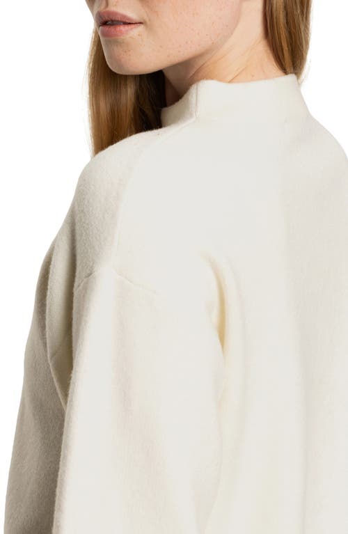 Sanctuary Soft Touch Mock Neck Sweater In White