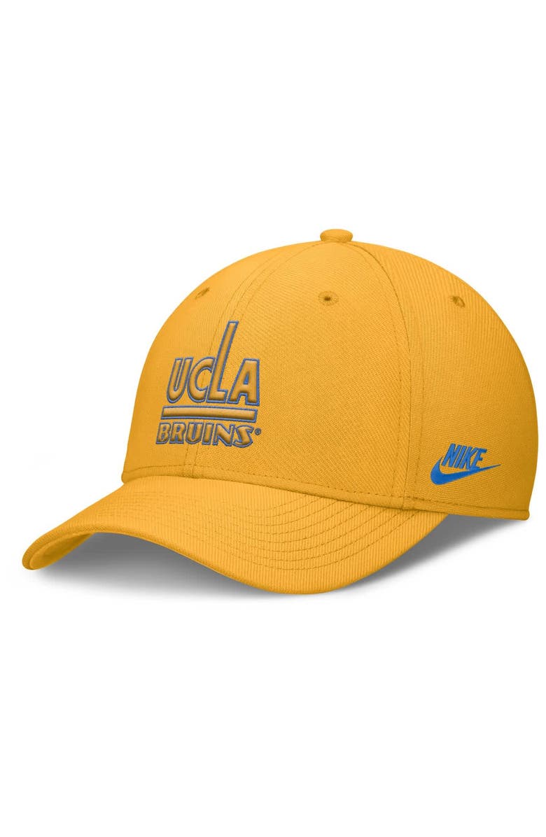 Nike Men's Nike Gold UCLA Bruins Rise Academic Dri-FIT Flex Hat, Main, color, Gold