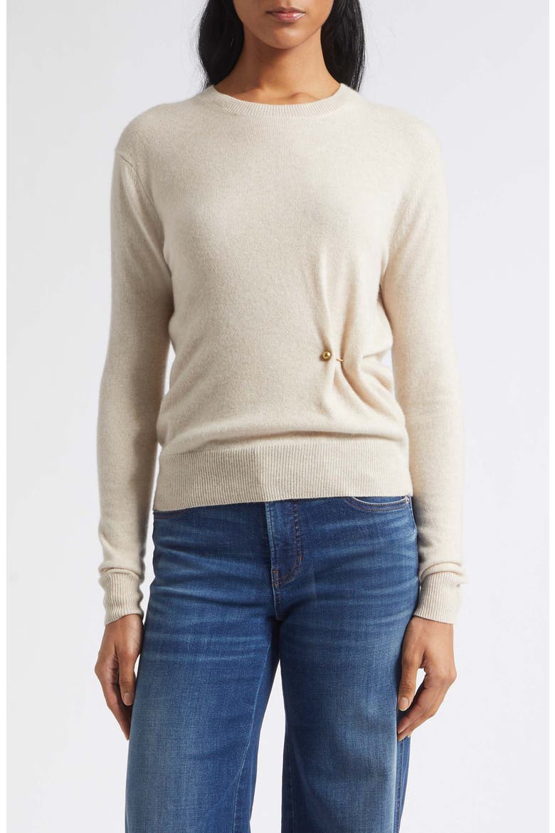 Frankie Crewneck Sweater, Main, color, OATMEAL MELANGE