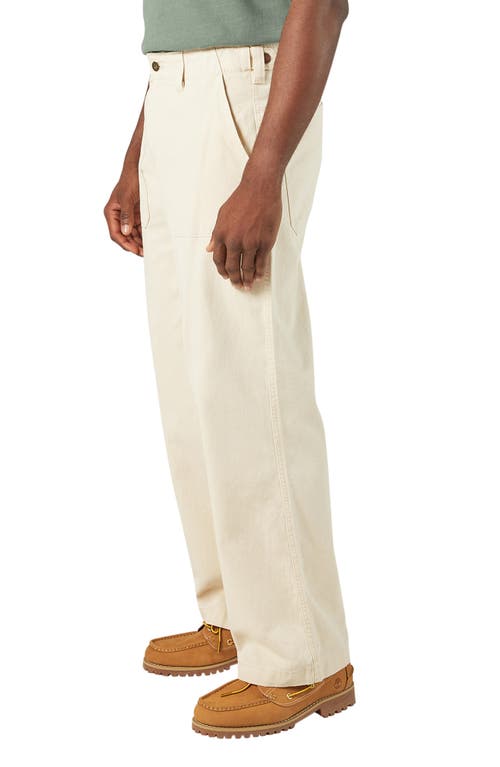 Dickies Fort Smith Loose Fit Twill Utility Pants In White