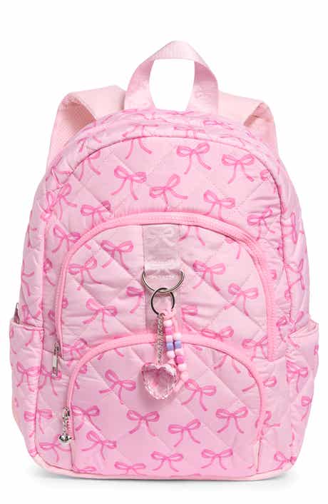 Large Bow Quilted Backpack