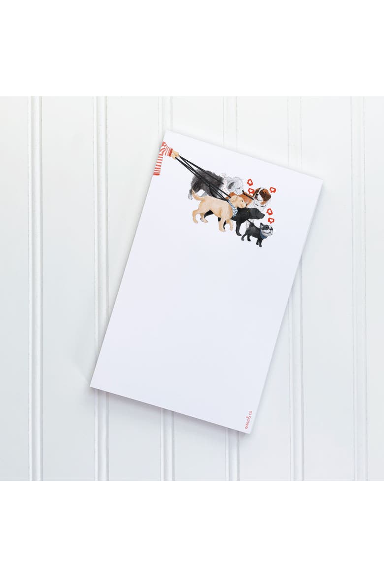 Dogs Likes 5" x 8" Notepad (50 Heavyweight Tear-Off Sheets), Main, color, Multi-Pack